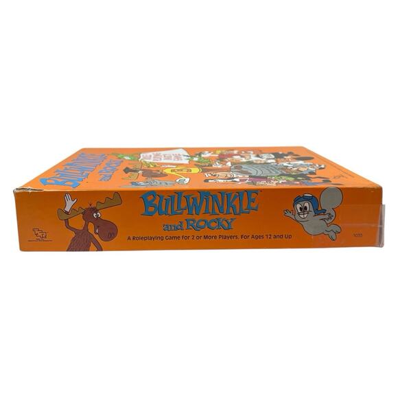 NOB Vintage 1988 "BULLWINKLE AND ROCKY Role Playing Party Game" SEALED OPEN BOX - Picture 5 of 16